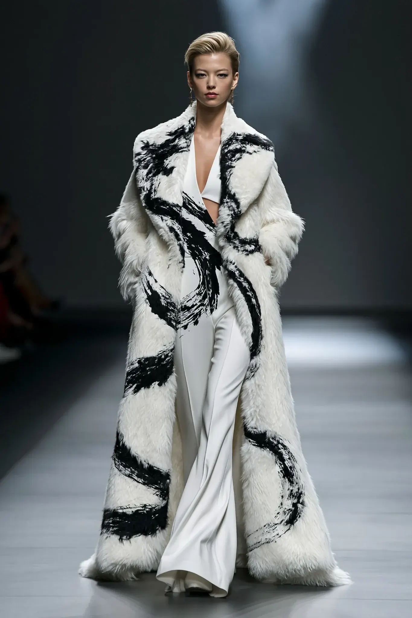 FLASKIAN monochrome outerwear study